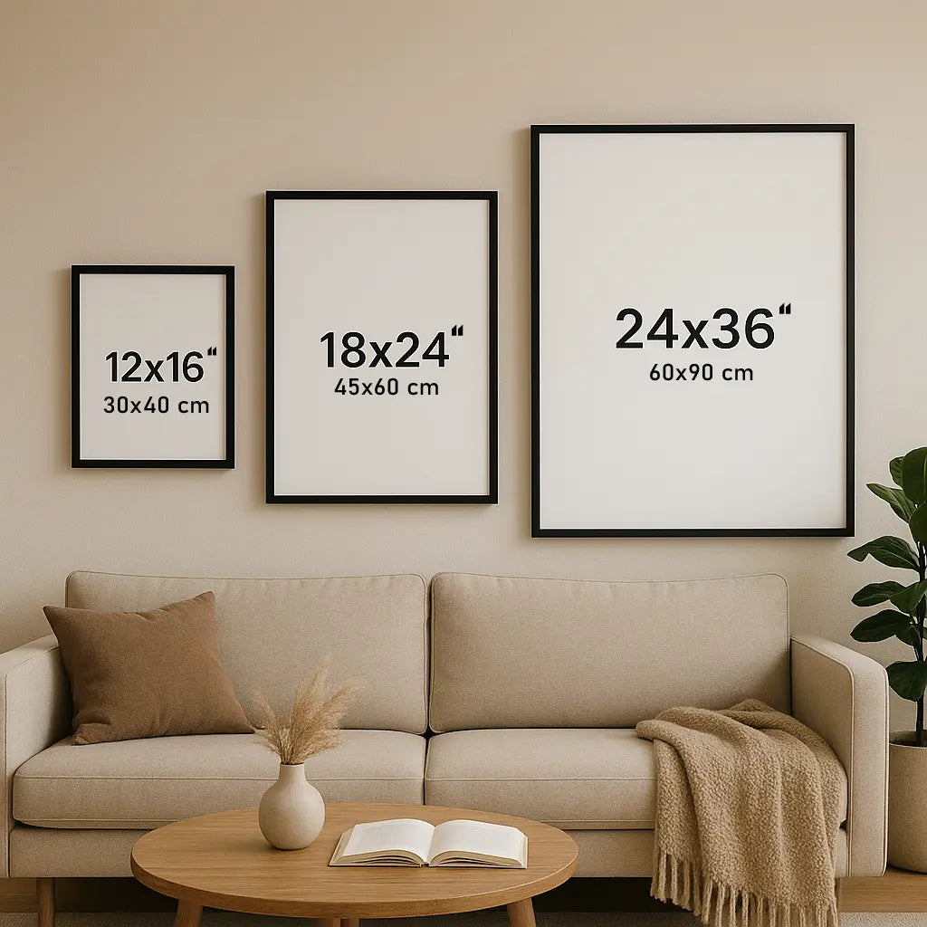 "What If It All Works Out ?" Minimalist Motivational Poster - Black & White