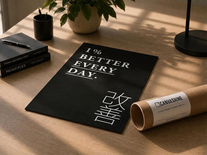 1 % BETTER EVERY DAY Kaizen Print