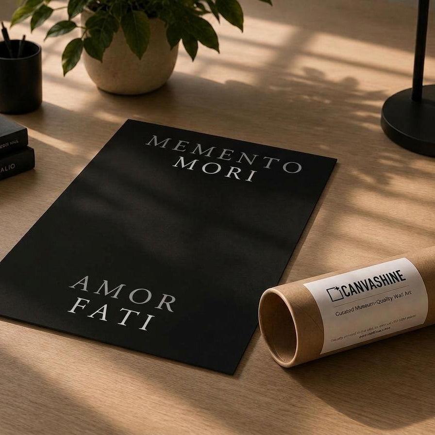 memento mori amor fati print museum quality from canvashine