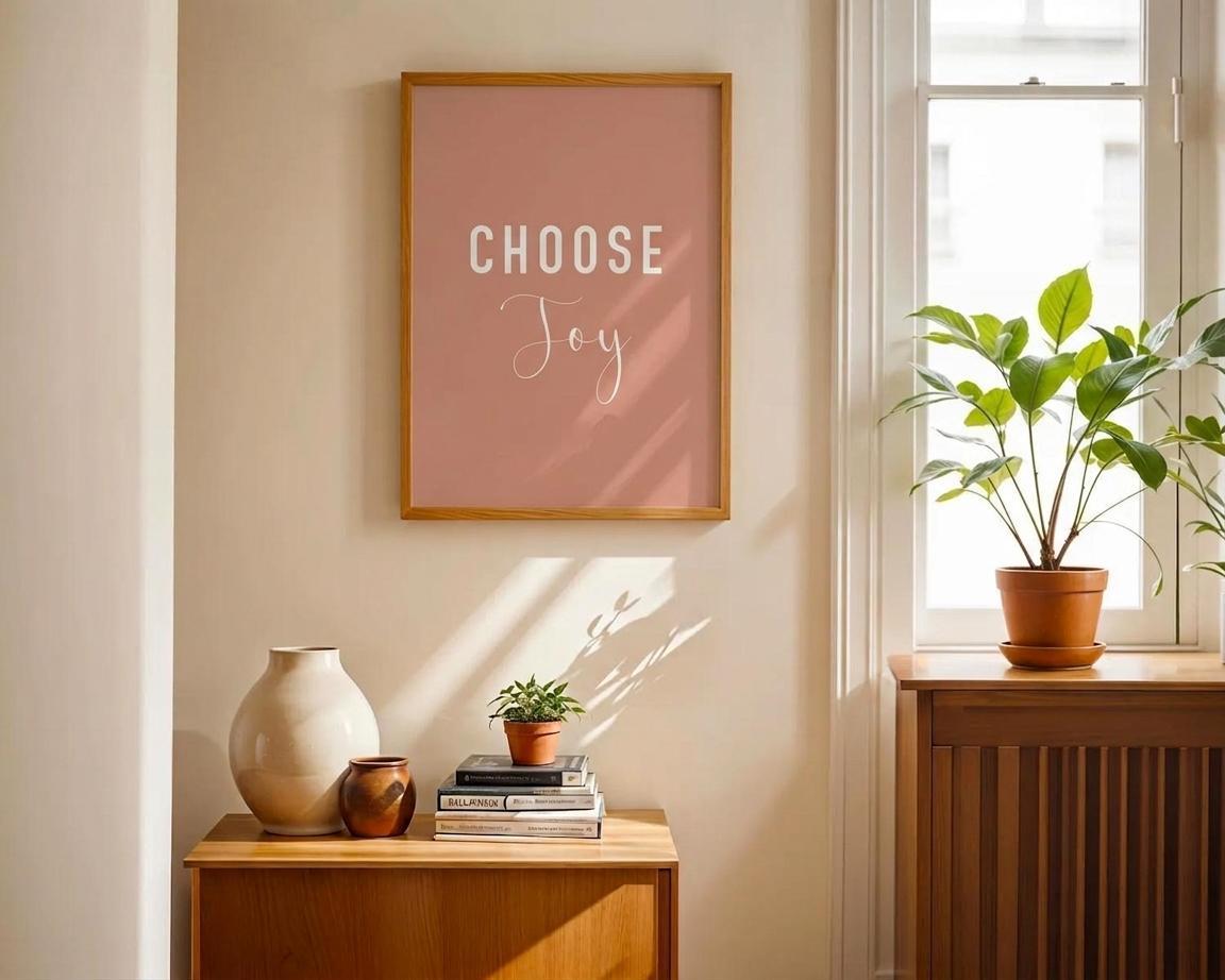 Choose joy Poster, joy of living wall art