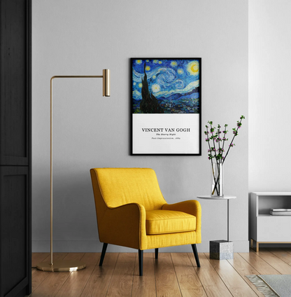 Vincent van Gogh Poster - The Starry Night (1889)