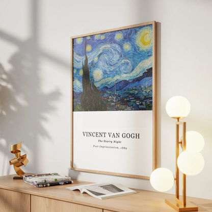 Vincent van Gogh Poster - The Starry Night (1889)