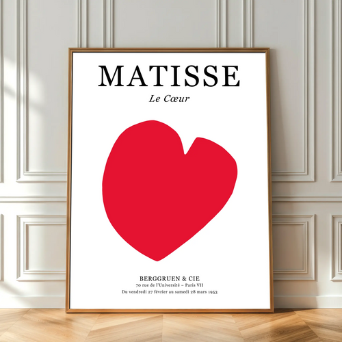 Henri Matisse: The Heart (Le Coeur) Poster - 1953