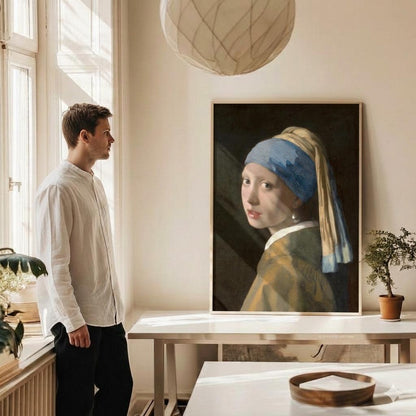 Girl with a Pearl Earring Poster - Veermer Iconic Art 1665 - Premium Museum-Quality Art Print