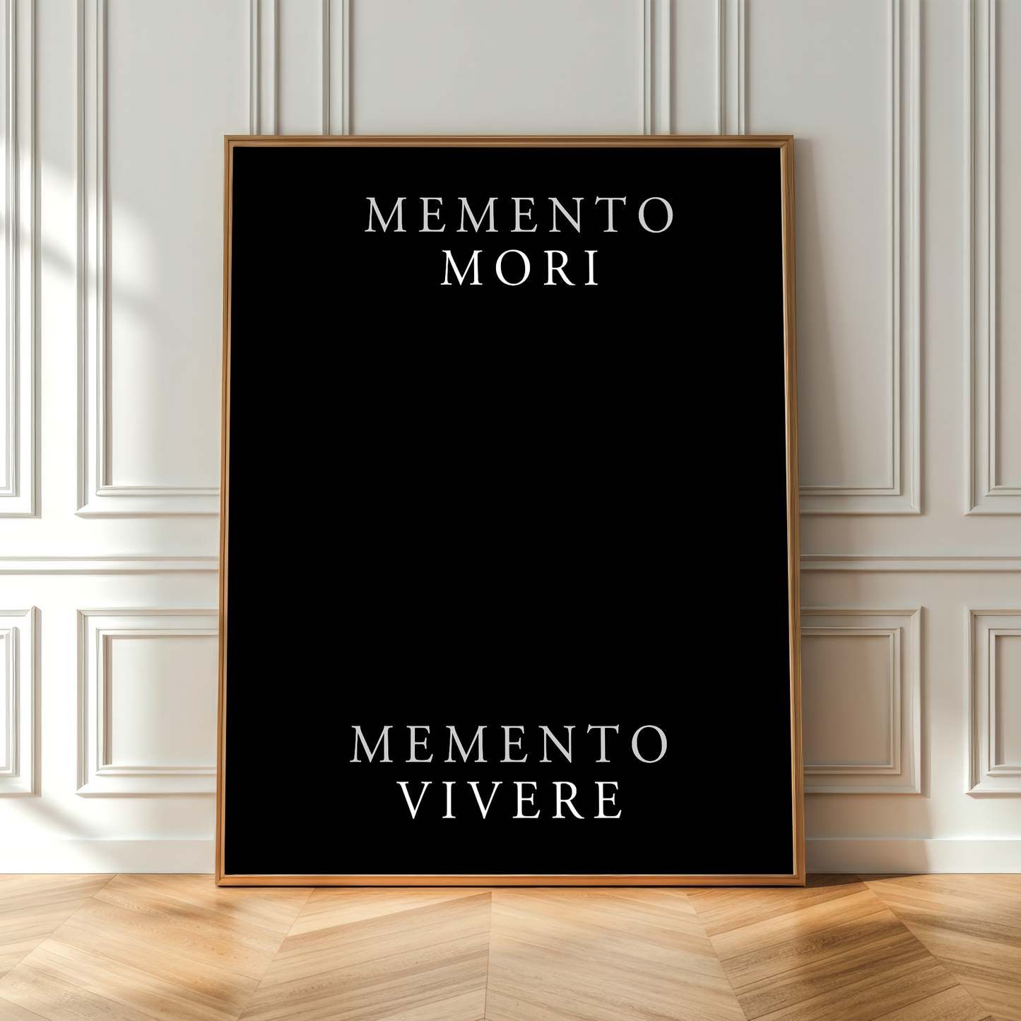 memento mori memento vivere stoic wall art