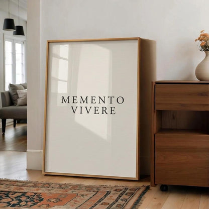 memento vivere poster