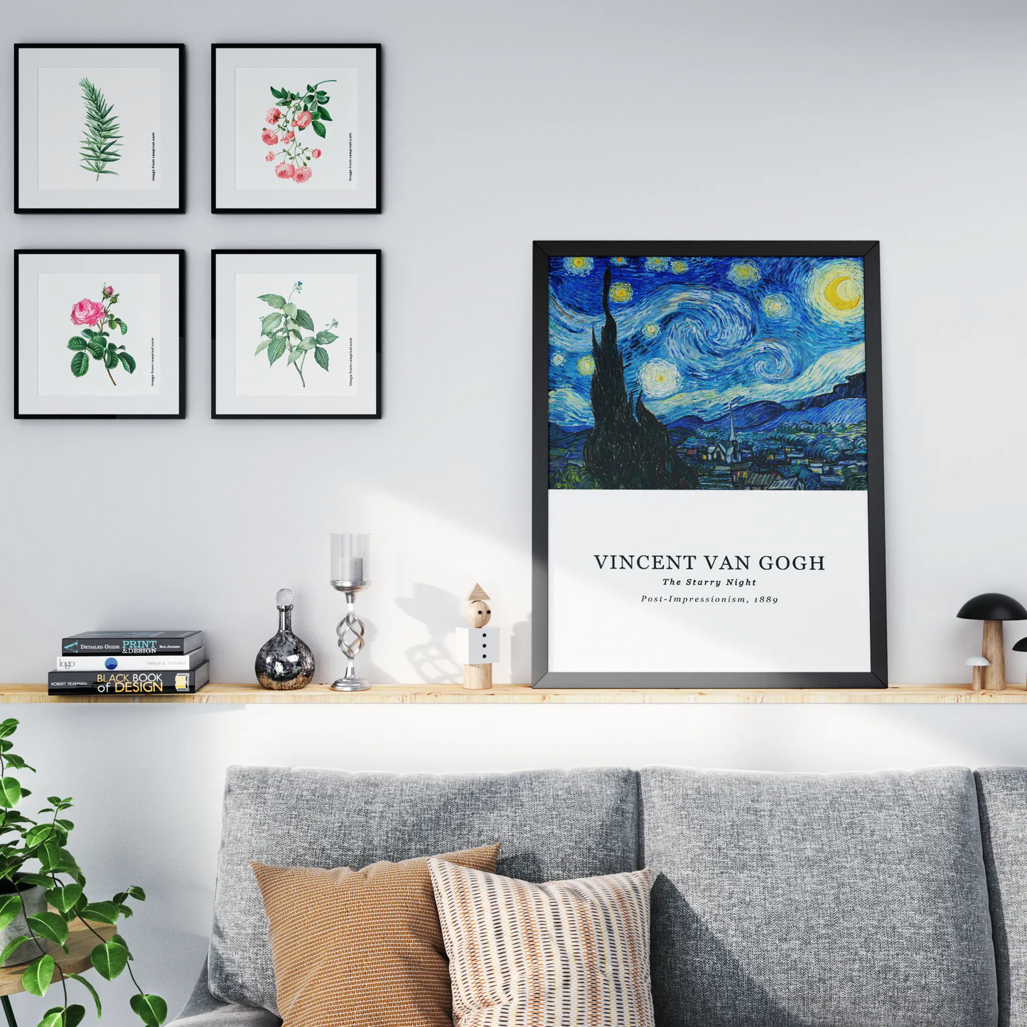 Vincent van Gogh Poster - The Starry Night (1889)