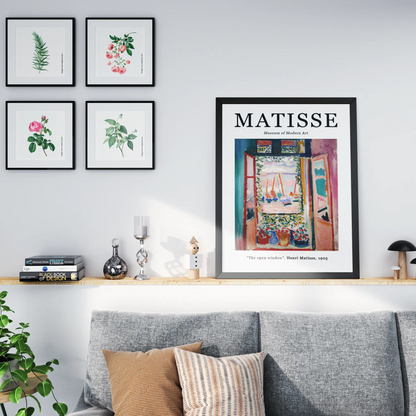 Henri Matisse Poster - "The Open Window" (1905) - Museum-Quality Matte Archival Paper