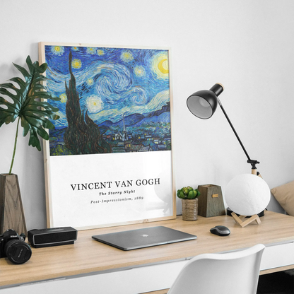 Vincent van Gogh Poster - The Starry Night (1889)