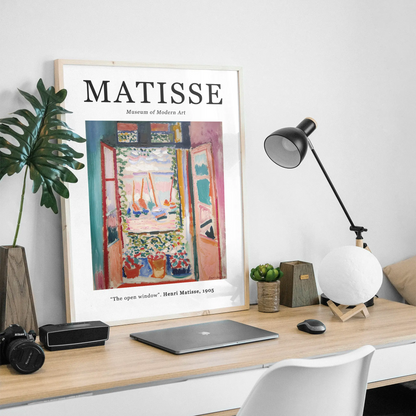 Henri Matisse Poster - "The Open Window" (1905) - Museum-Quality Matte Archival Paper