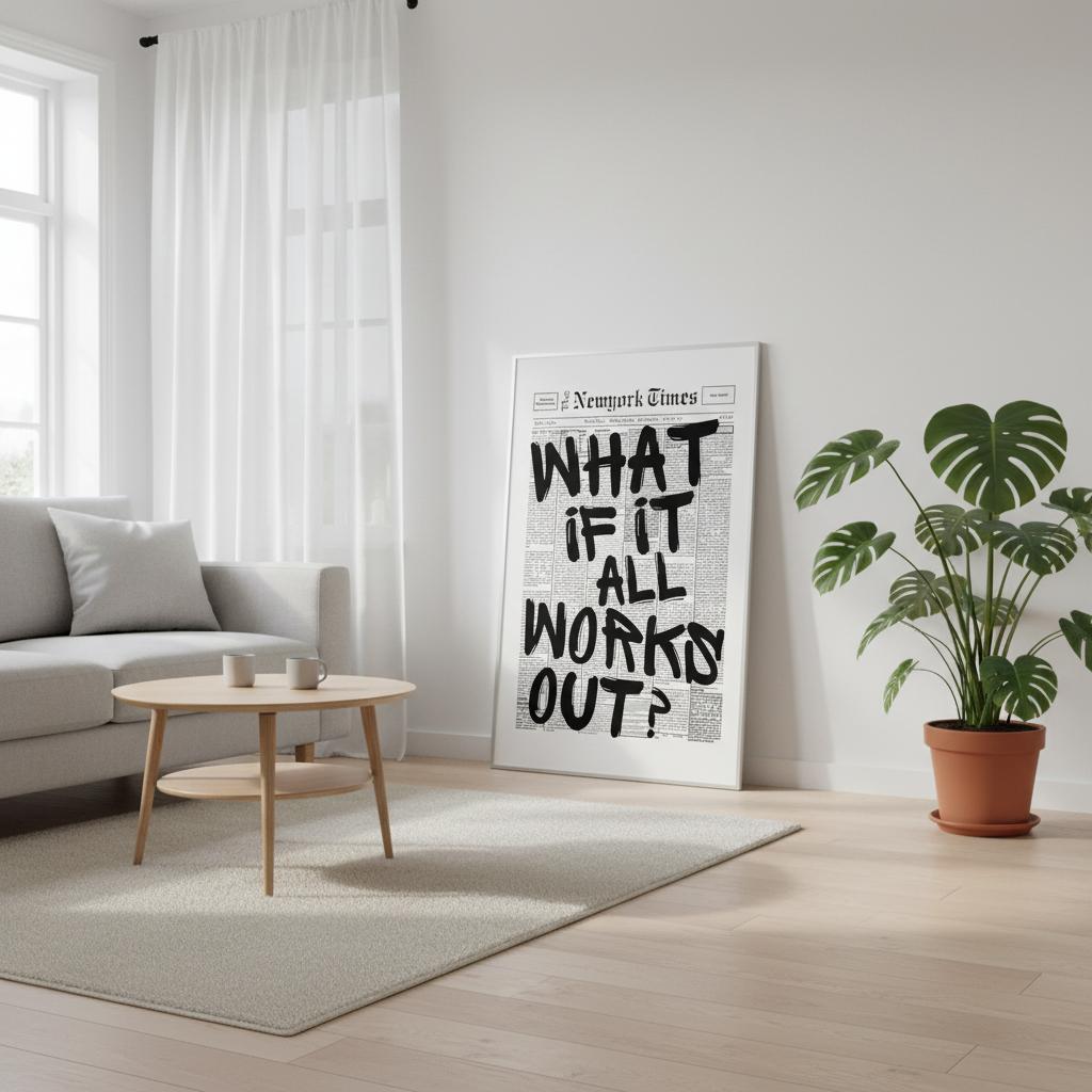 what if it all works out poster